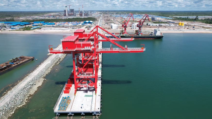 Aluminium Smelter Jetty at North Kalimantan, Indonesia