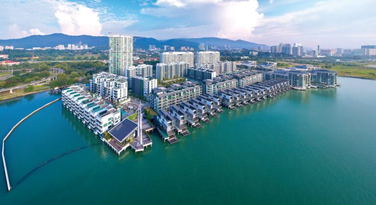 Aerial View of The Light Waterfront, Penang