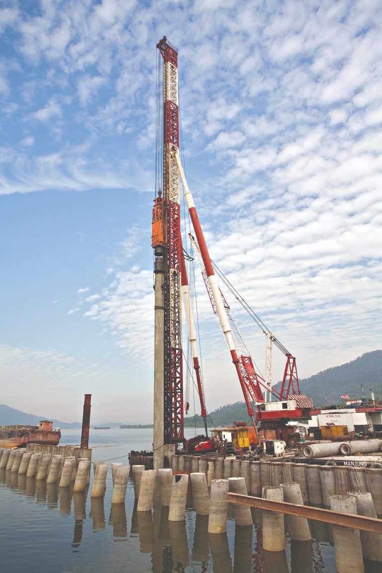 ICP Lumut Factory Quaywall Piling