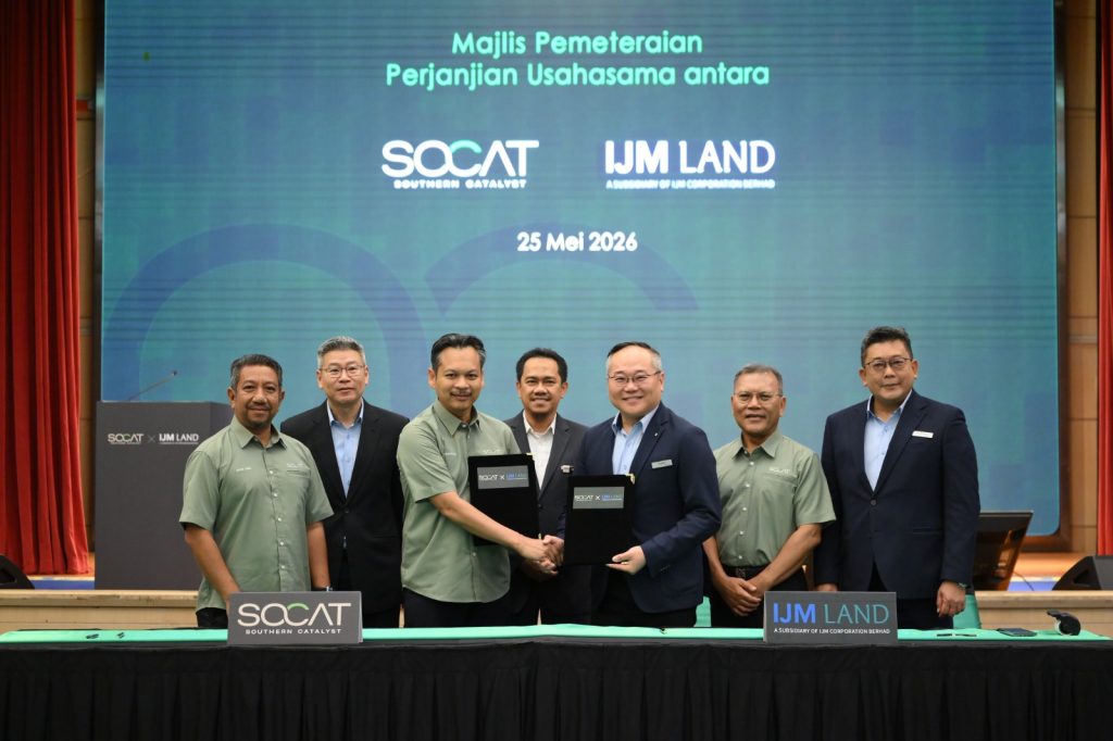 IJM Land and MOF Inc.’s SOCAT Formalise Joint Venture to Develop RM1.96 billion Industrial Park in Sedenak, JS-SEZ